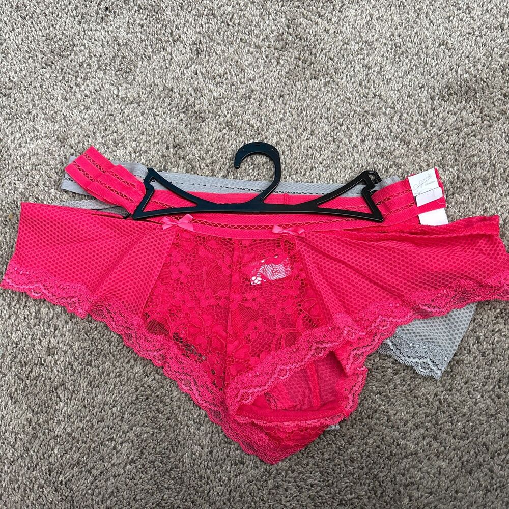 Jaclyn Smith 2 Pk Lace Hipster Cut Out Panties/Underwear/Under Garment Intimate